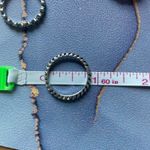 Stackable Rings Silver Tone Blue Beaded Sunflower Pattern Set Chunky Y2K Kidcore Photo 9