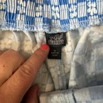 Wild Fable NWOT Blue & White Checkered Flower Pants Women Size Small Medium Photo 1