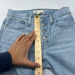 Madewell  Skinny Jeans Women 25 Blue Denim Cotton Button Fly High Rise Distressed Photo 2