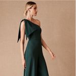 BHLDN NWT Windham Formal Crepe One-Shoulder Jumpsuit in Teal Size 2 Photo 1