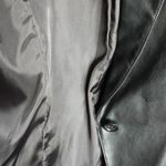 INC I.N.C Black Pleather Jacket With Puffed Sleeves Photo 6