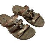 Taos Prize Comfort Sandal Womens EU 37 Bronze Metallic Slide Hook & Loop Size undefined Photo 0