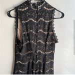 Three Pink Hearts Lace Dress with Cream Underlay Black Photo 3