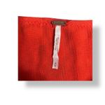 Free People  M Red Embroidered Tiered Gauzy Mini Dress Floral Boho Peasant Flowy Photo 5