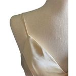 TS Couture -SATIN FEEL CREAM COLOR GOWN-SIZE SMALL Photo 6