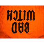 Pink victoria's secret bad witch long sleeve Tee shirt Halloween nwot medium Orange Photo 3