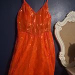 Amazon Homecoming Dress Orange Size 2 Photo 1