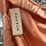 PacSun Pink Satin Strapless Mini Dress -  Photo 2