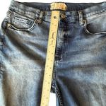 Free People  Destroyed Ripped Knee Skinny Ankle Length Mid Rise Jeans Size 30 Photo 11