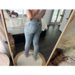 Vervet Women’s 26 Dark Age High Rise Ripped Leg Skinny Jeans Blue Photo 2