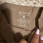 Set Active  Biker Short Dugout Color Brown- Size Small Photo 3