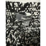 Neiman Marcus  Boho Lined  Maxi Skirt Black White Orange Trim‎ Sz M Photo 2