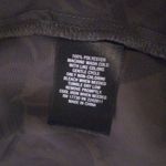 Sheer gray tunic top with black trim Photo 4