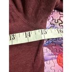 Lululemon  Long Sleeve Scoop Neck Shirt Burgundy Heathered Size Unknown Athletic Photo 4