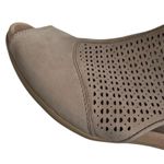 Like New Earth Brand Leather Ivy Sahara Coco Open Toe Heeled Booties Size 9 Photo 2