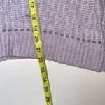 American Eagle Light Purple High Neck Chunky Knit Tunic Sweater Photo 6