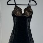 Victoria's Secret Victoria’s Secret Black Leopard Print Lace Mesh Dress 36B Sultry & Chic Chemise Photo 1