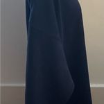 Tweeds navy 100% cotton minimalist contemporary casual turtleneck top, size XL Blue Photo 6