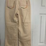 Cider  new cream wide leg embroidered jeans festival concert fall size‎ small NWT Photo 10