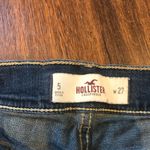 Hollister Y2k Women's  distressed mini shorts. Dark wash Size 5 Photo 1