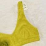 Aerie NWT Offline by Yellow Summer Light Terry Sports Bra - Size: Small Photo 4