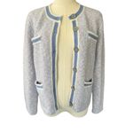 J.Crew Marled Sweater Lady Jacket Blue Wool Blend Knit Cardigan Size XS NWT Photo 5