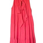 Lulus Tier for It Red Tiered Ruffled Tie-Back Mini Dress size XL Photo 7