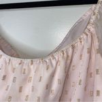 WAYF Nordstrom Pink Off-the-shoulder pink gold bow puff sleeve chiffon top Large Photo 9