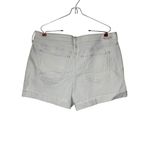 Hollister Womens Shorts 3" Mom Ultra High-Rise Cuffed Hem Denim White Sz.16 NWT Photo 9