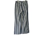 Michael Kors Michael‎ Kors Women's Size 2 Blue White Striped Flair Leg Pants Photo 3