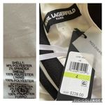 Karl Lagerfeld  Ivory Sequin Full Leg Formal Colorblock Jumpsuit NWT 4 Photo 16