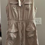 Stylish Beige Jumpsuit Tan Size XL Photo 0