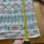 EXPRESS  Tricot Vintage 90’s Floral Angora Silk Blend Sweater Pullover Size XS Photo 4