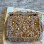 Valentino Garavani Beige Cashmere Medium Roman Stud Bag Photo 3