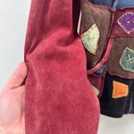 Rising International Vintage Patchwork Zip Up Jacket Size Medium Red Photo 1