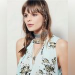 Free People Tree Swing Tunic dress in Mint Green floral sz Medium Photo 2