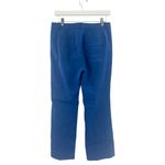 J.Crew Kaya stretch linen blend in Cobalt Berry blue pants sz 2 Photo 2