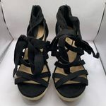 Torrid NWOB  Women's Lombardi Wedges size 10 WW boo look ack suede sandals heels Photo 1