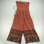 Taylor & Sage Taylor‎ & Sage Smocked Jumpsuit Floral Print Wide Leg Boho Size M Photo 12