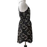 Madewell  Starview Black Baltik Grid Silk Cami Mini Dress 2 Photo 5