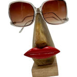 Women's Oversized Square Jackie O Cat Eye Hybrid Butterfly Fashion Sunglasses White Photo 0