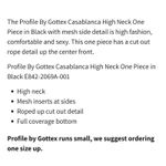 NWT Profile By Gottex Casablanca Lace Photo 9