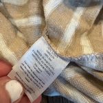 Faherty  Oceanside Linen V-neck Short Sleeve Tee Women S Tan White Hampton Stripe Photo 3