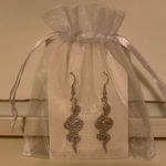 Silver Snake Earrings Photo 5