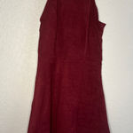 Altar'd State Altar’d State Dark Burgundy Suede Halter Dress Fall Christmas Western Goth Party Photo 0