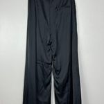 Dissh Rue Black Satin High Waist Wide Trouser Pant 4 Photo 9