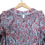 dra Womens M Nomi Puff Sleeve Smocked Dress NEW Blue Size M Photo 4