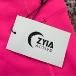 Zyia  Active Hot Pink Zipper Pocket Light n Tight Hi-Rise Crop 17" NWT Size 4 Photo 7