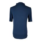 Modern Citizen  Navy Mock Neck Short Sleeve Top Stretch Minimalist Tee XL Photo 2