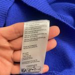 Anthropologie  Women’s Royal Blue Knit Sweater oversized size small Photo 5